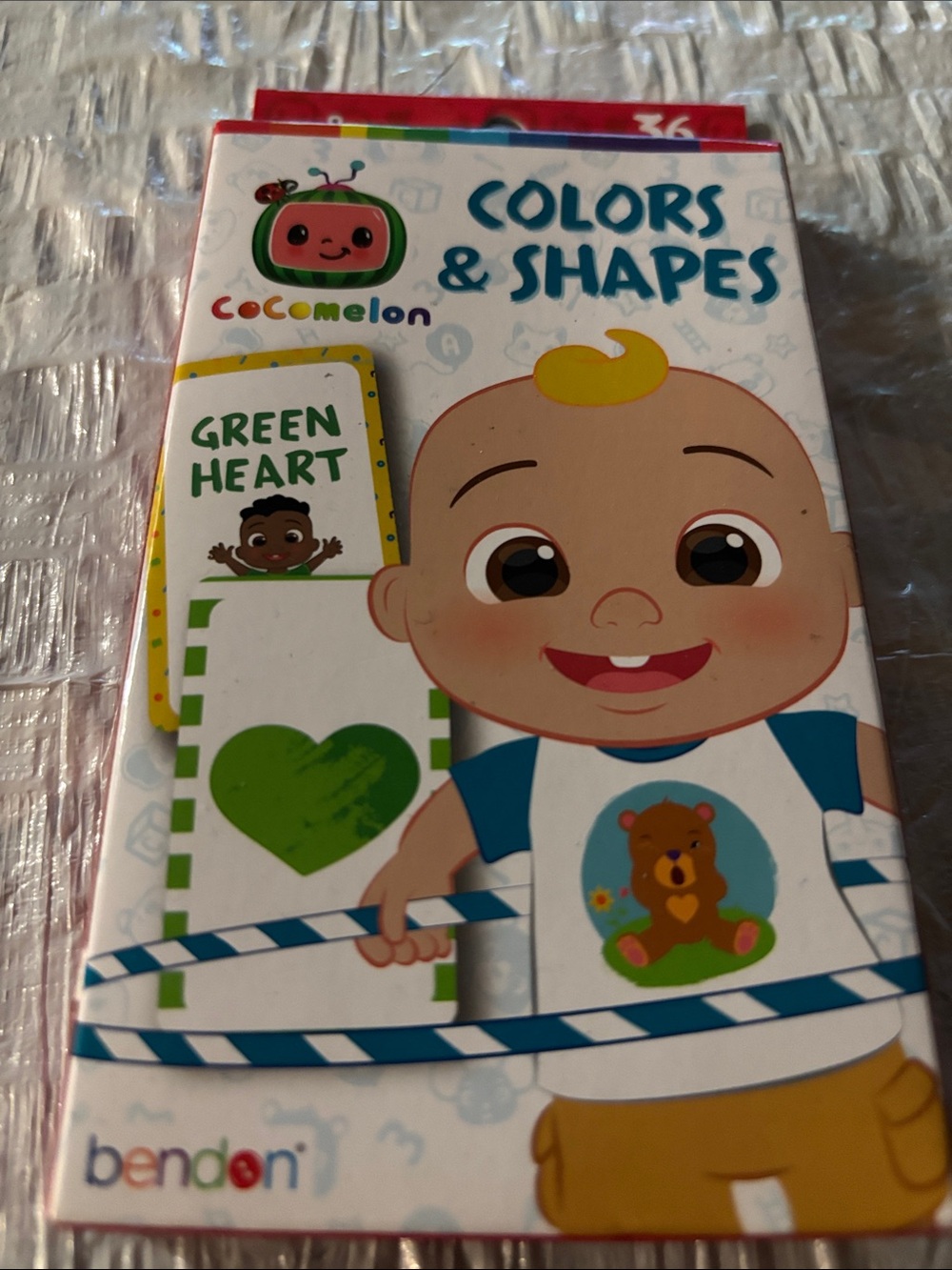 Colors & Shapes Flash Cards - White/Blue